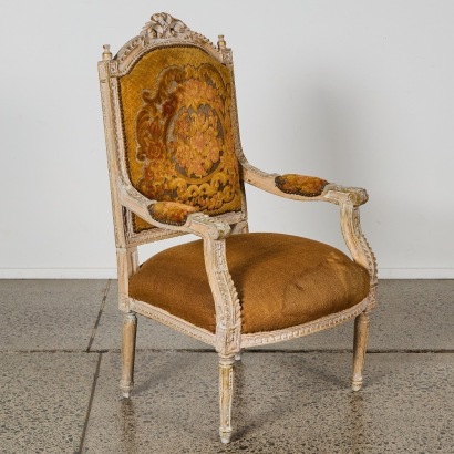 A 1940s French Louis style XVI ArmChair