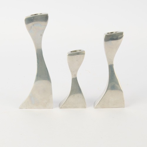 A Trio Of Mid Century Candle Holders