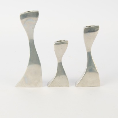 A Trio Of Mid Century Candle Holders