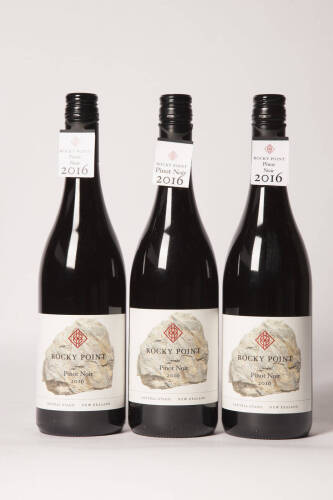 (3) 2016 Rocky Point Pinot Noir, Central Otago
