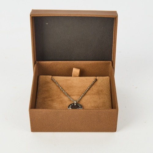 A Forget Me Knot Sterling Silver Necklace