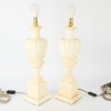 A Pair of Large Alabaster Lamps - 2