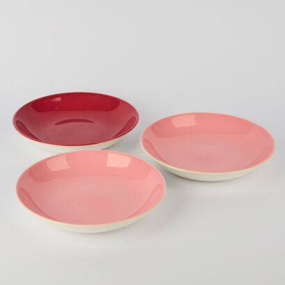 A Trio of Crown Lynn Plates