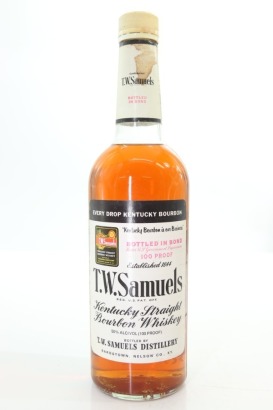(1) T.W. Samuels Bottled in Bond 100 Proof Kentucky Straight Bourbon Whiskey, USA, 750ml, 50% ABV, Circa. Late 1990's/Early 2000's
