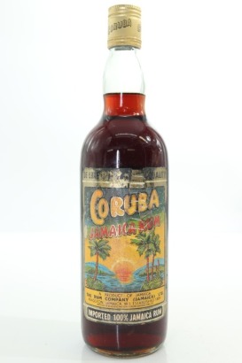 (1) Coruba De Luxe Jamaica Rum, Jamaica, Circa. 1960's-70's (Bottled in NZ) (TOL)