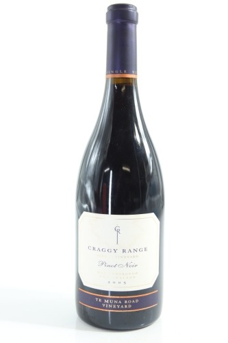 (1) 2005 Craggy Range Te Muna Road Vineyard Pinot Noir, Martinborough [JR17.5]