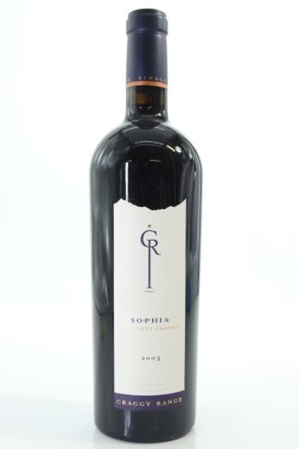 (1) 2003 Craggy Range 'Sophia', Gimblett Gravels