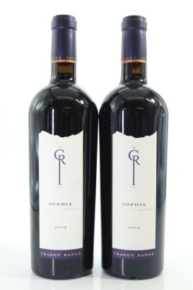 (2) 2003 Craggy Range 'Sophia', Gimblett Gravels