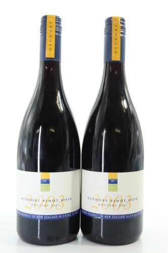 (2) 2003 Neudorf Moutere Pinot Noir, Nelson