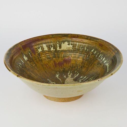 A Studio Ceramic Large Glazed Bowl