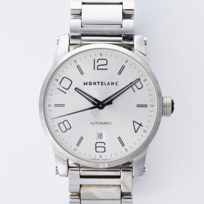 Stainless Steel, 43mm Montblanc TimeWalker Automatic Chronograph Wristwatch, circa 2005