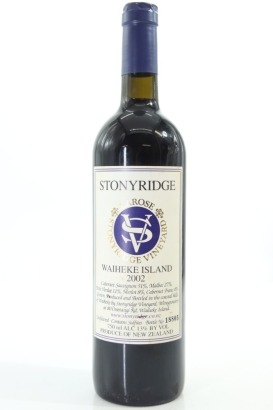 (1) 2002 Stonyridge Vineyard Larose, Waiheke Island