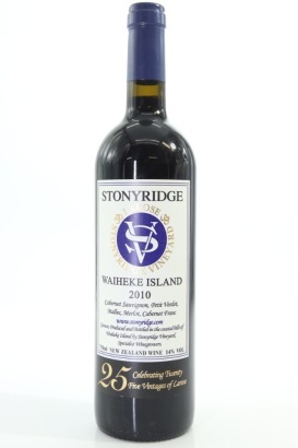 (1) 2010 Stonyridge Vineyard Larose, Waiheke Island