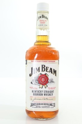 (1) Jim Beam Kentucky Straight Bourbon Whiskey, 1000ml, 40% ABV, Circa. Late 1990's