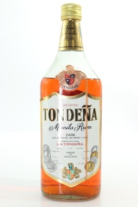 (1) Tondena Dark Manila Rum, Philippines, 1000ml, 40% ABV, Circa. 1990's (LS)