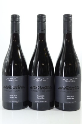 (3) 2021 Trinity Hill Black Label Syrah, Gimblett Gravels