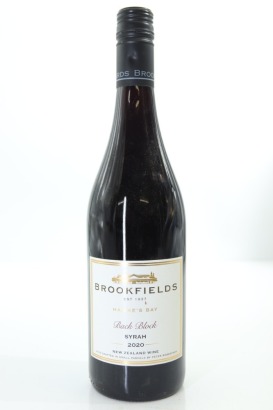 (1) 2020 Brookfields Back Block Syrah, Hawke's Bay