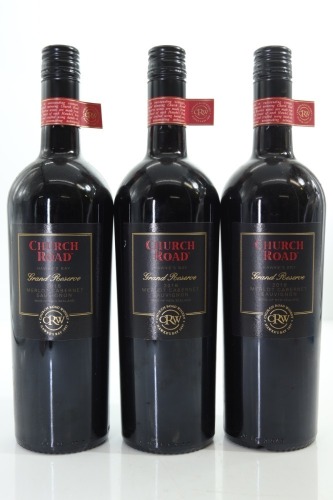 (3) 2016 Church Road Grand Reserve Merlot - Cabernet Sauvignon, Hawke's Bay