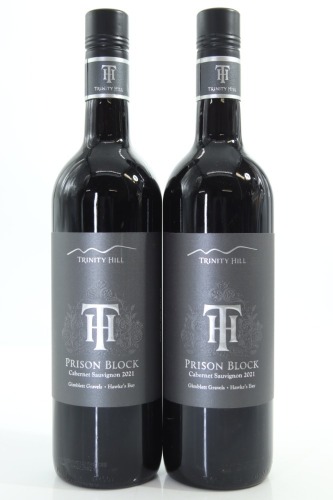 (2) 2021 Trinity Hill 'Prison Block' Single Vineyard Cabernet Sauvignon, Gimblett Gravels