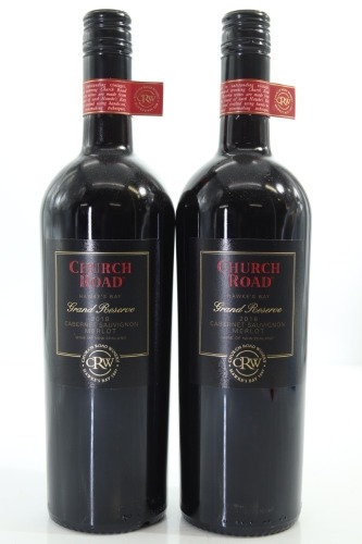 (2) 2018 Church Road Grand Reserve Cabernet Sauvignon - Merlot, Hawke's Bay