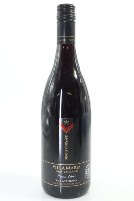 (1) 2017 Villa Maria Single Vineyard The Attorney Pinot Noir, Marlborough