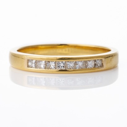 18ct Yellow Gold, 0.40ct Diamond Eternity Ring
