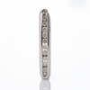 9ct White Gold, 0.12ct Diamond Hoop Earring - 2