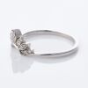 Michael Hill, 10ct White Gold, 0.14ct Diamond Crown Enhancer Ring - 2