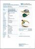 18ct Emerald and Diamond Bypass Ring - 2