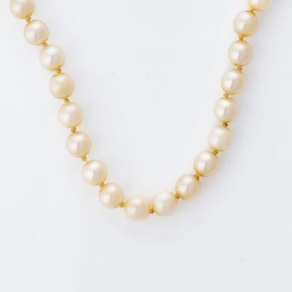 Mikimoto, Vintage, 42cm Cultured Pearl Necklace with Box / Paperwork, circa 1983