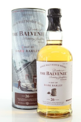 (1) The Balvenie 'A Day of Dark Barley' 26 Year Old Single Malt Scotch Whisky, Speyside, 47.8% ABV (GB)