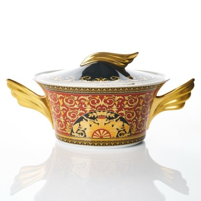 Versace x Rosenthal, Covered Vegetable Dish with Box