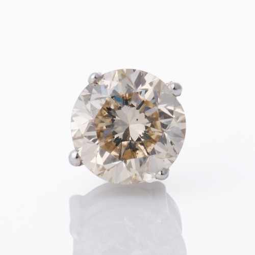 14ct White Gold, 0.74ct Diamond Single Stud Earring