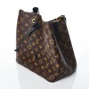 Louis Vuitton, Monogram Canvas / Black Leather Trim N&eacute;oNo&eacute; Bucket Bag MM - 2