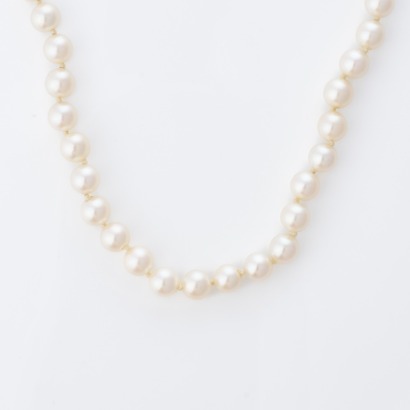 Mikimoto, 6.1mm - 6.5mm Round Cultured Pearl Necklace