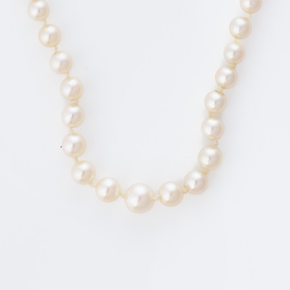 Mikimoto, 52cm Graduated, 3mm - 6mm Cultured Pearl Necklace
