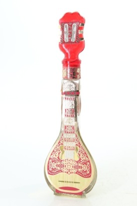 (1) Bouzuki Raisin Brandy Miniature, Bouzouki Shaped Bottle, 50ml, 38% ABV