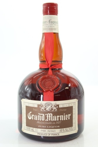 (1) Grand Marnier Cordon Rouge Original Liqueur, 1000ml, 40% ABV, Circa. 2000's