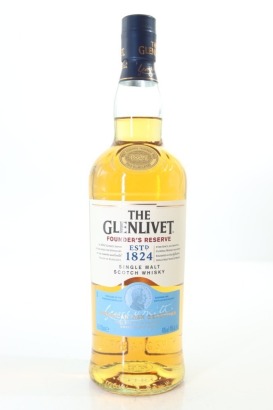 (1) The Glenlivet Founder's Reserve Single Malt Scotch Whisky, Speyside, 40% ABV (GB)