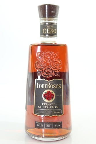 (1) Four Roses 'Private Selection' OESO Recipe 'BCST Edition' Barrel No.9-20 Barrel Strength Aged 9 Years 3 Months Kentucky Straight Bourbon Whiskey, 57.2% ABV, 750ml - Bottled for Austin Texas Liquor, Rare Bottling