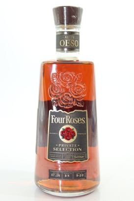 (1) Four Roses 'Private Selection' OESO Recipe 'BCST Edition' Barrel No.9-20 Barrel Strength Aged 9 Years 3 Months Kentucky Straight Bourbon Whiskey, 57.2% ABV, 750ml - Bottled for Austin Texas Liquor, Rare Bottling