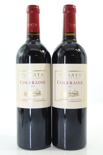 (2) 2019 Te Mata Estate Coleraine, Hawke's Bay