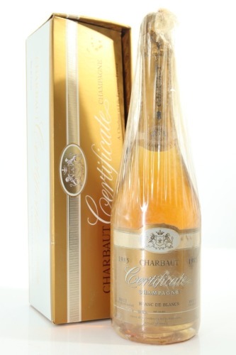 (1) 1985 Charbaut & Fils Certificate Blanc de Blancs Cuvee de Reserve Brut, Champagne (GB)