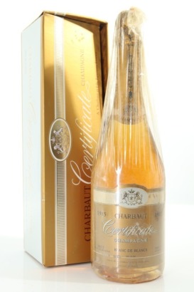 (1) 1985 Charbaut & Fils Certificate Blanc de Blancs Cuvee de Reserve Brut, Champagne (GB)