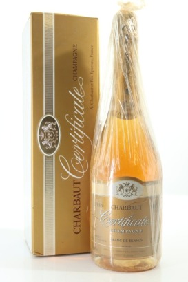 (1) 1985 Charbaut & Fils Certificate Blanc de Blancs Cuvee de Reserve Brut, Champagne (GB)