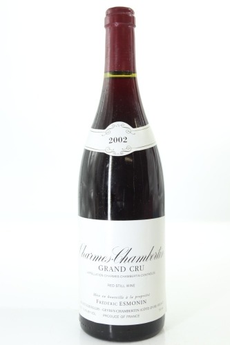 (1) 2002 Frederic Esmonin Charmes-Chambertin Grand Cru, Cote de Nuits