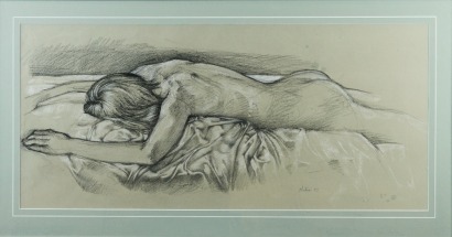 SAM MAHON Female nude study