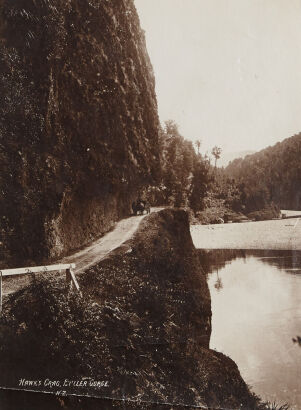 UNKNOWN PHOTOGRAPHER Hawk's Crag, Buller Gorge