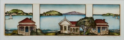 MARY E TAYLOR Auckland Triptych