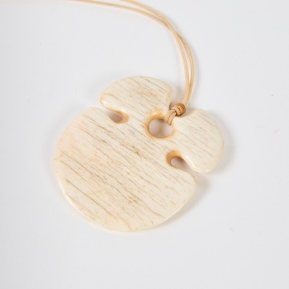 GUY NGAN Vertebrae Whale Bone Pendant